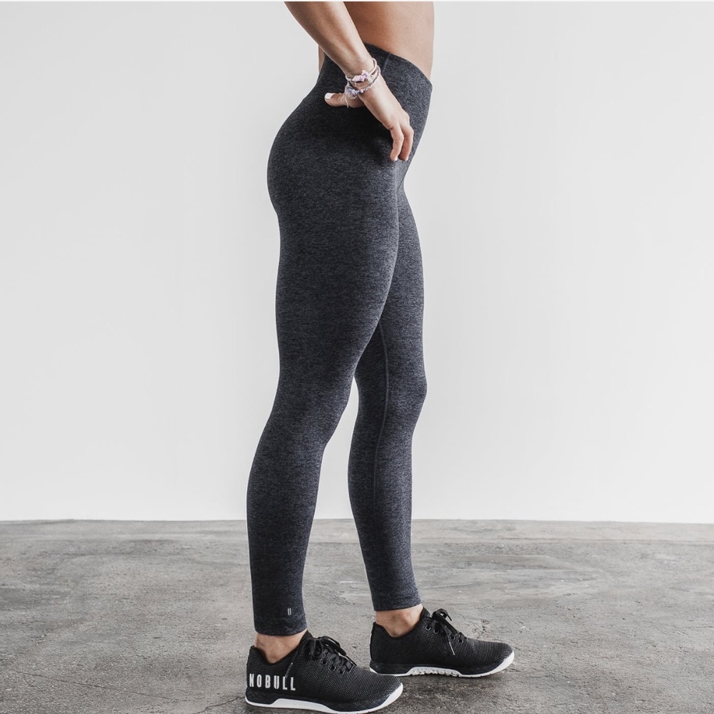 Nobull Matte Gray High-Rise Leggings